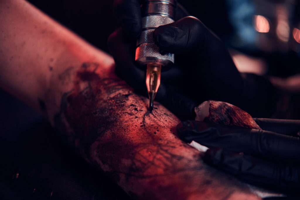 tattoo nazorg is heel erg belangrijk na het zetten van een tatoeage als deze