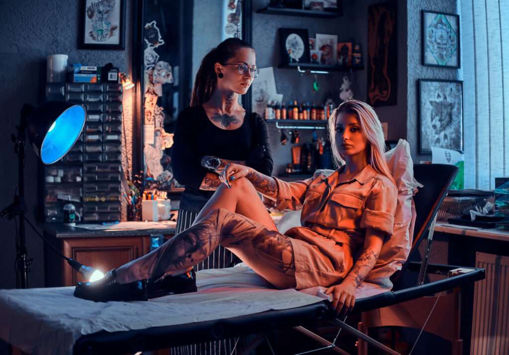 tattoo nazorg is erg belangrijk na een lange sessie
